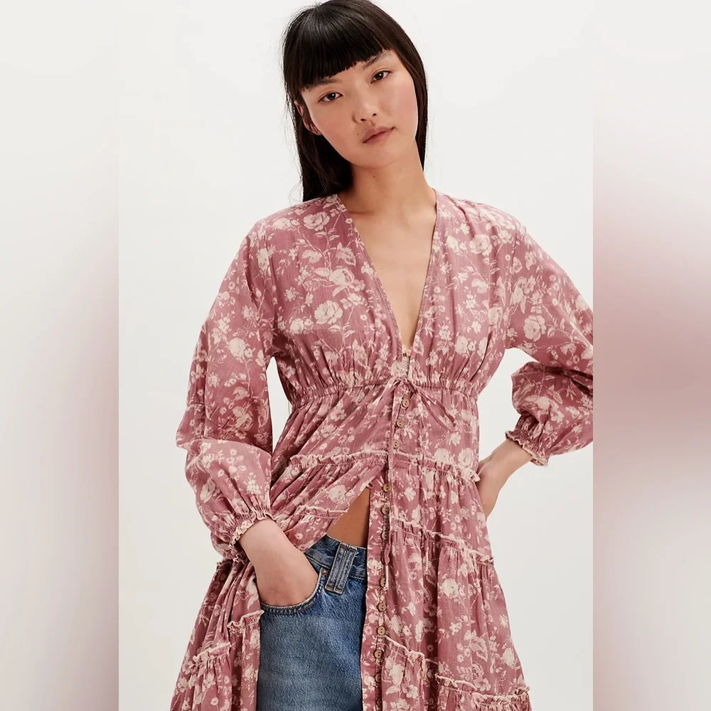 Free People Pappiet Midi Dress - Picture 4 of 12